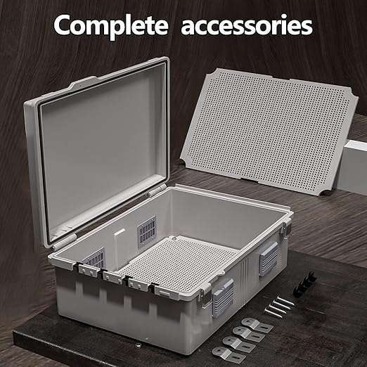 Electrical Junction Box, Ventilated Design, Cable Grommets, Indoor/Outdoor Use - Image 5