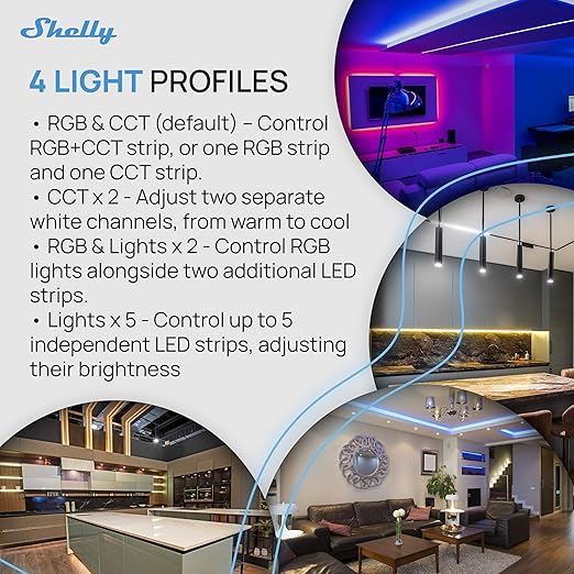 Shelly Pro RGBWW PM | Wi-Fi & LAN Smart Remote Control - Image 7