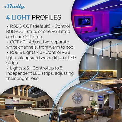 Shelly Pro RGBWW PM | Wi-Fi & LAN Smart Remote Control - Image 7