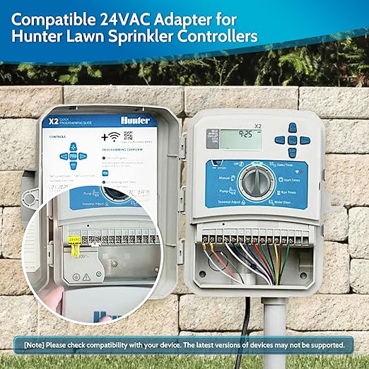 UPMMUD 12V/24VACIndoorLawn Sprinkler Controller Transformer for- 526500 635640 - Image 5