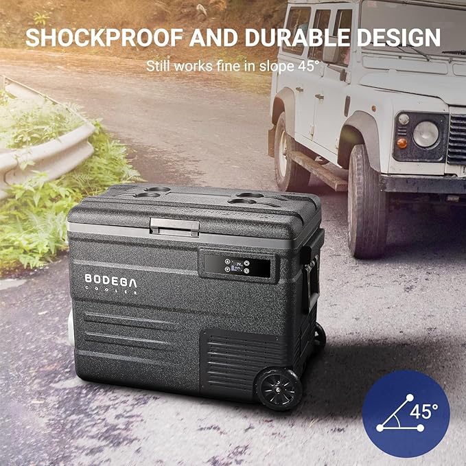 BODEGACOOLER 12 Volt Car Refrigerator, 58QT Car Fridge - Image 3