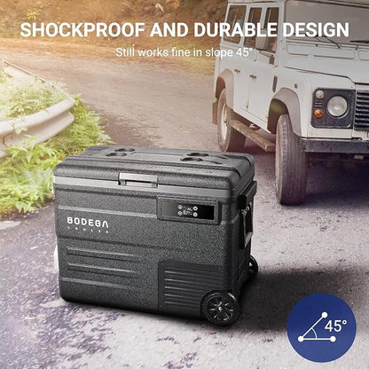 BODEGACOOLER 12 Volt Car Refrigerator, 58QT Car Fridge - Image 3