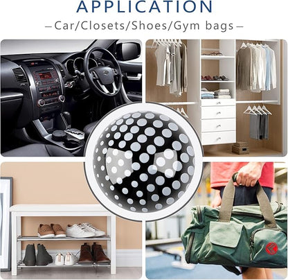 Knixmax Sneaker Deodorizer Shoe Freshener Balls, Gym Bags Lockers Car Air - Image 7