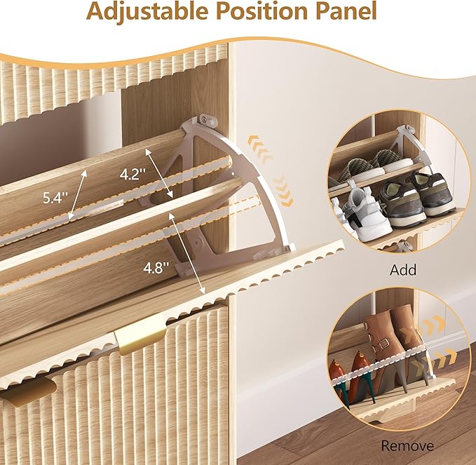 Shoe Cabinet Storage for Entryway - Image 5