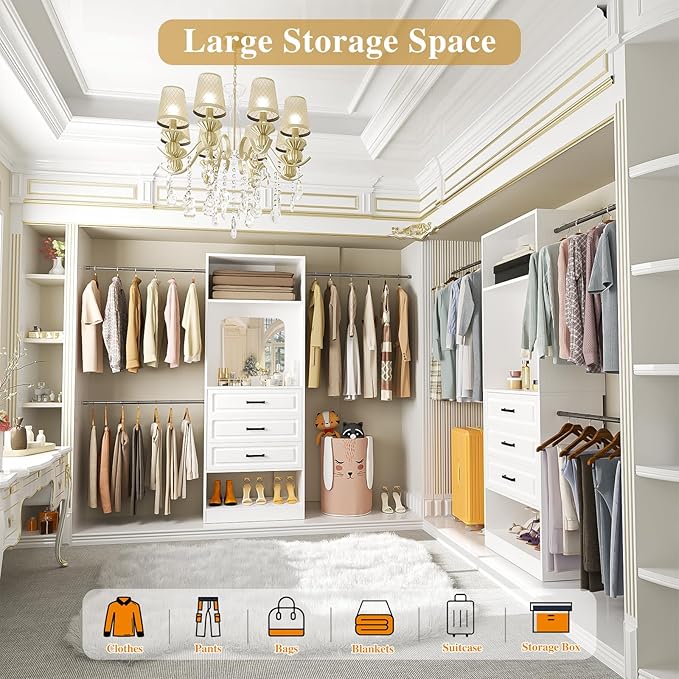 Unikito 48" W - 96” W Closet System - Image 3