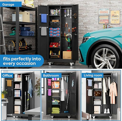 Broom Closet Storage Cabinet - Image 8