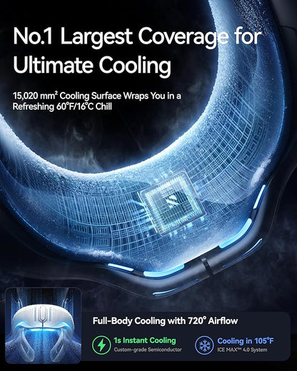 RANVOO AICE LITE Plus 2025 Max Cooling Airflow Neck Air Conditioner, Ultimate - Image 4
