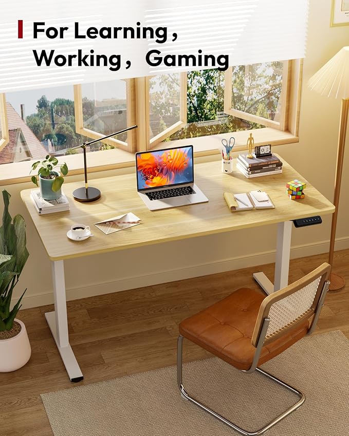 SANODESK Electric Standing Desk 48 x 24 Inches Whole-Piece Desktop Height - Image 3
