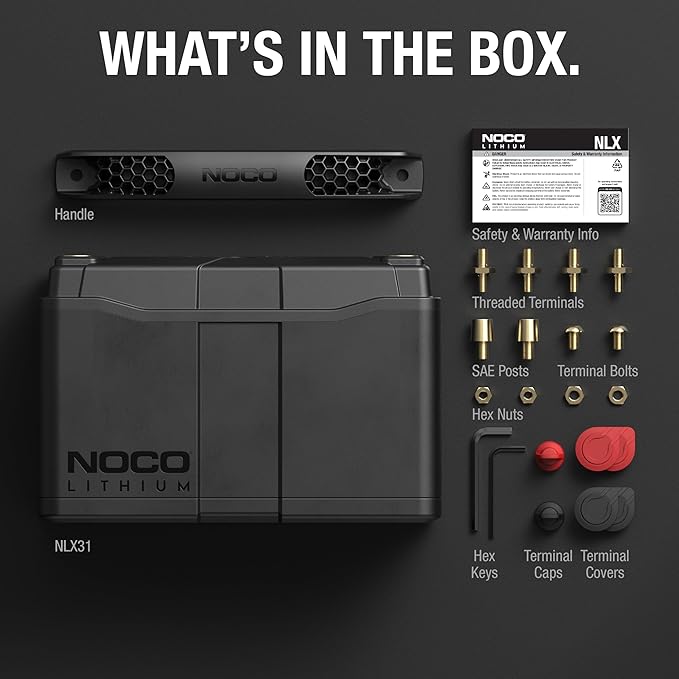 NOCO Lithium NLX31: 12V LiFePO4 Lithium Battery — Dual-Purpose — 120Ah - Image 6