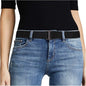 JASGOOD Women No Show Stretch Belt Elastic Web Strap Belt by JASGOOD