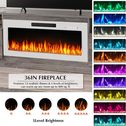 Lemberi Fireplace tv Stand - Image 4