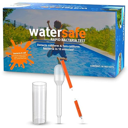 Pool and Spa Rapid Bacteria Test by Watersafe, Detects Down to 1 Bacteria/μL by Watersafe
