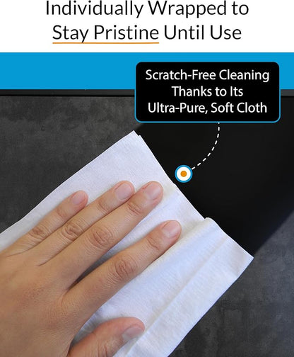 iCloth XL Screen Cleaning Wipes, Lint-Free and Streak-Free, Fast-Drying - Image 5