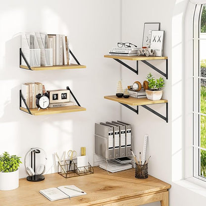 Heimlove 12 Inch Deep Floating Shelves - Image 2
