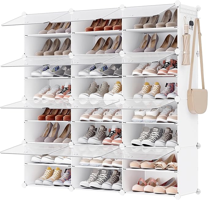 SONGMICS Shoe Rack Organizer, 12-Tier Shoe Storage Cabinet by SONGMICSbySONGMICSHOME