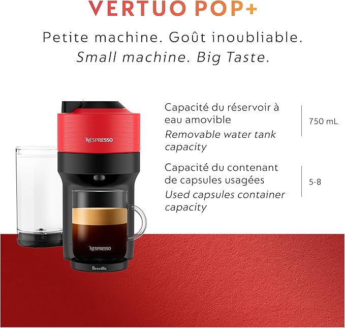 Nespresso Vertuo Pop+ Coffee and Espresso Maker by Breville - Image 8