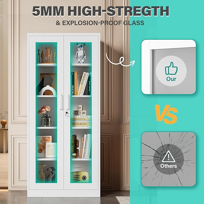 SISESOL Metal Storage Cabinet - Image 7