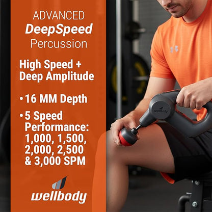 Wellbody 5 Deep Tissue Massage Gun - Image 2
