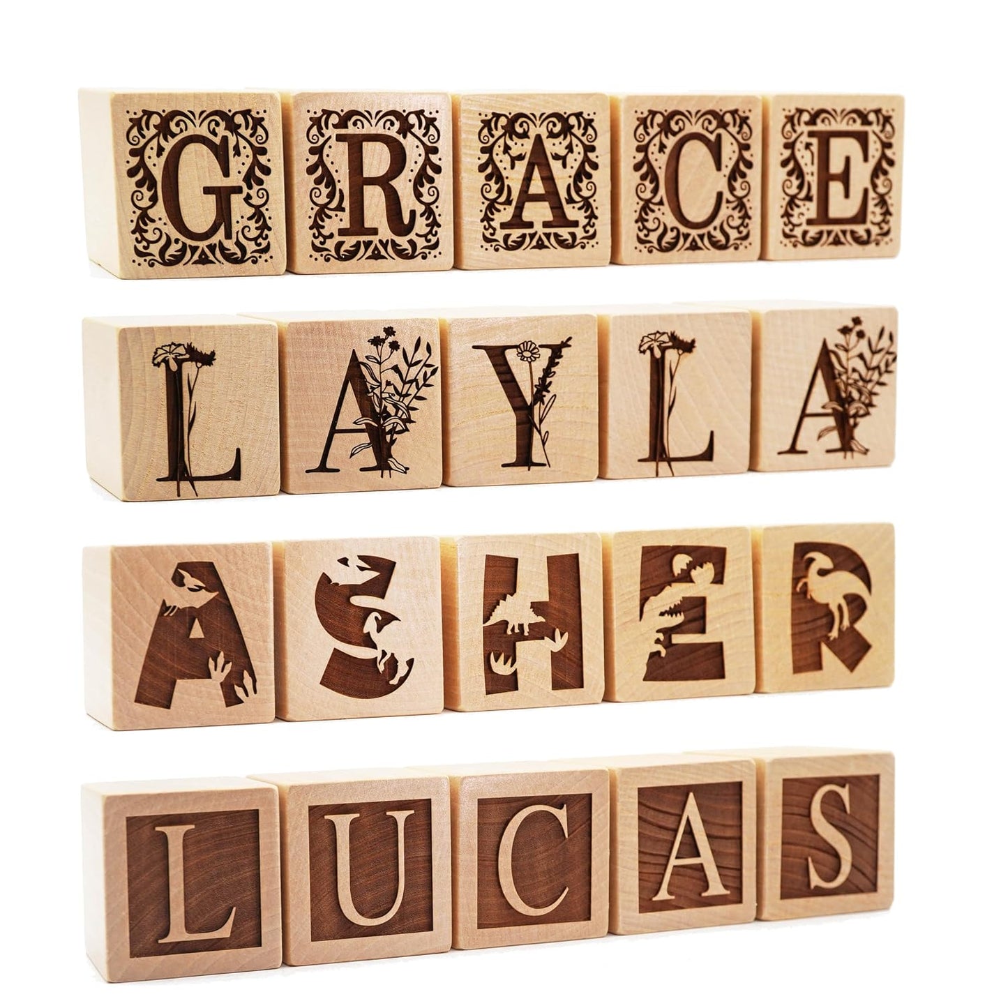 Personalized Nursery Name Block Letters - Custom Wooden Name Blocks for Vintage Nursery Decor/Custom Gift new mom boy Girl new mom Baby Shower