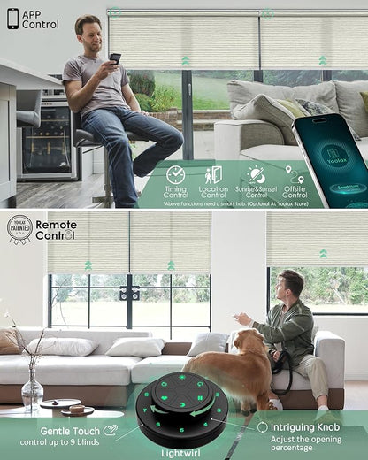 Yoolax Motorized Blinds with Remote, Smart Blinds - Image 3
