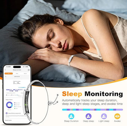 Smart Bracelet for Women, Jewelry Fitness Tracker - Image 3