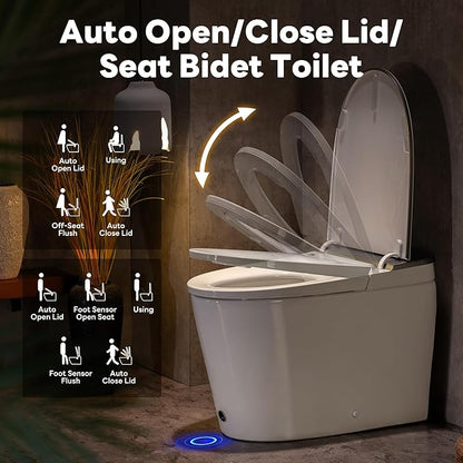 Casta Diva Smart Toilet with Bidet Built in, Auto Open/Close Lid, 1000g MaP - Image 8