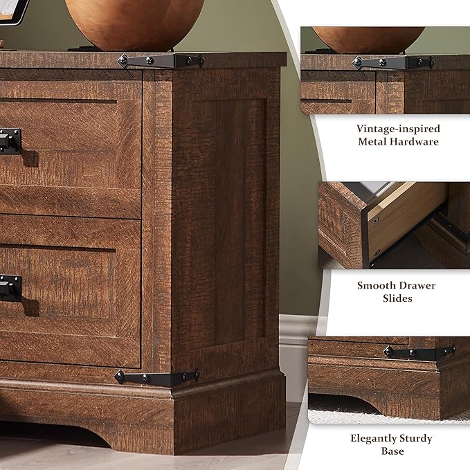 T4TREAM 24" Farmhouse Nightstand - Image 6
