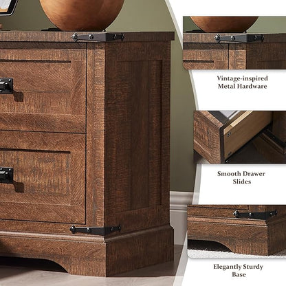 T4TREAM 24" Farmhouse Nightstand - Image 6