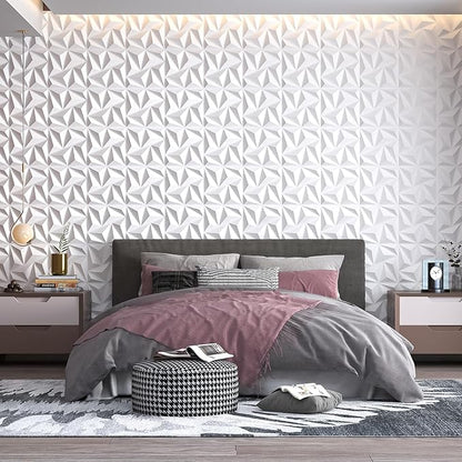 Art3d 3D Wall Panels 20 Pack, 11.8" x 11.8" PVC Wall Panels, Glue Up Wall Decor - Image 7