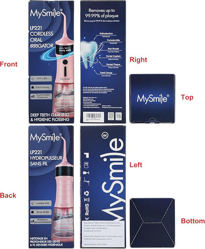 MySmile LP221 Cordless Water Flossers - Image 8
