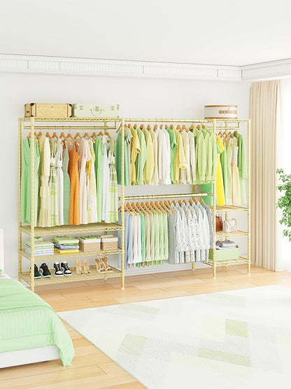 Ulif E11 Heavy-Duty Garment Rack, Metal Freestanding Clothes Rack and Closet - Image 2