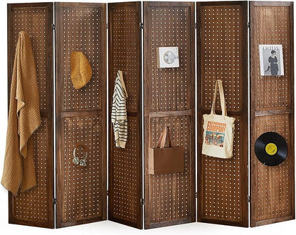 Aleesing 6 Panel Pegboard Display by ALeesing