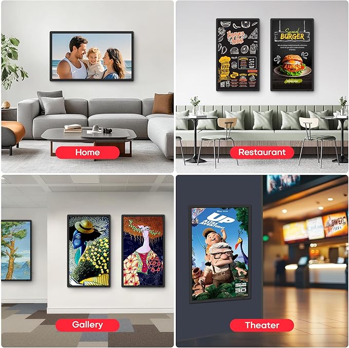Frameo 32" Extra Large Digital Picture Frame, Smart WiFi Photo Frame - Image 6