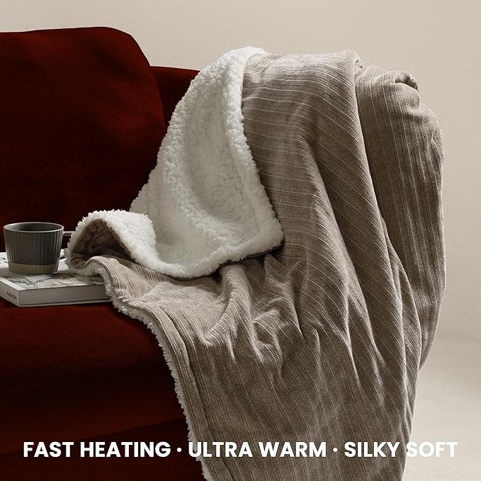 Heated Throw Blanket, Fasting Heating - Image 2
