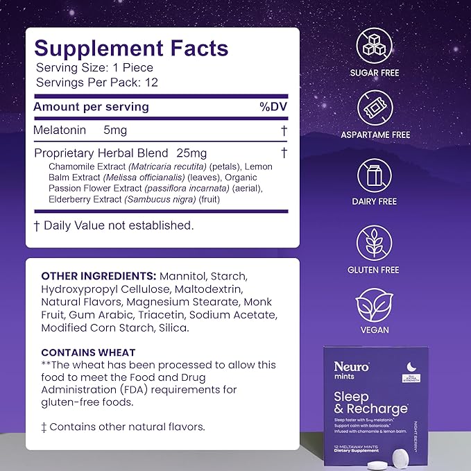 Neuro Sleep & Recharge Meltaway Mints - Image 7