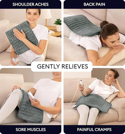 GENIANI Electric Heating Pad for Back Pain & Cramps Relief, Electric Throw - Image 2