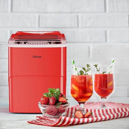 Silonn Ice Makers Countertop, 9 Cubes Ready in 6 Mins, Self-Cleaning Ice Machine - Image 7