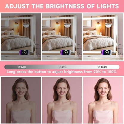 Vanity Mirror with Lights, Dimmable 3 Modes, Memory Function, Smart Touch - Image 5