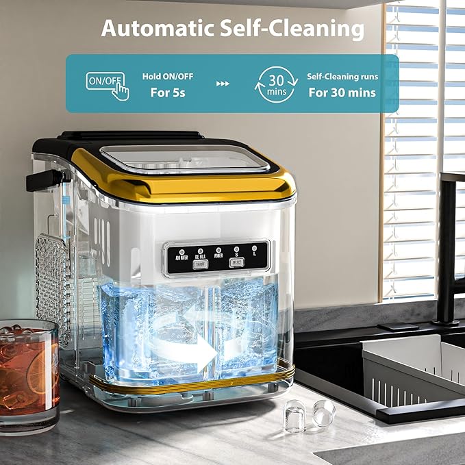 Ice Maker Machine Countertop Portable Compact Small Bullet Ice Maker - Image 7