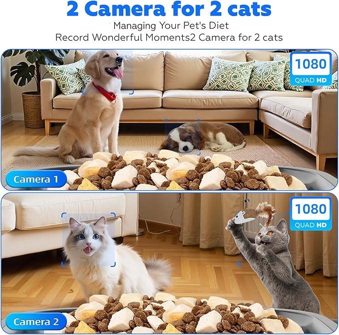 TYM Automatic Cat Feeder with 2 Camera - Image 2