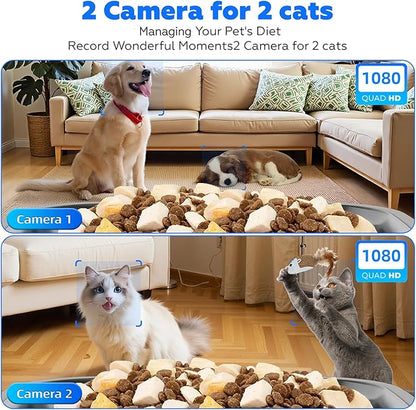 TYM Automatic Cat Feeder with 2 Camera - Image 2