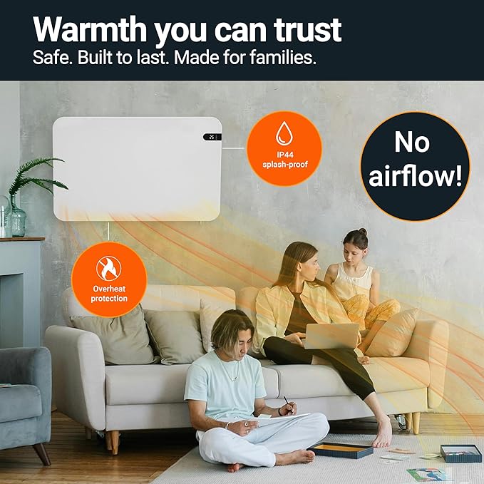 Könighaus 800W Smart Dual Space Heater – Wall heater and mobile use – WiFi App - Image 9
