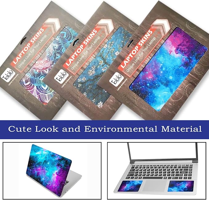 ToLuLu Laptop Skin Sticker Decal, Nebula Galaxy - Image 6