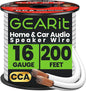 16AWG Speaker Wire, GearIT Pro Series 16 Gauge Speaker Wire Cable Great Use by GEARit