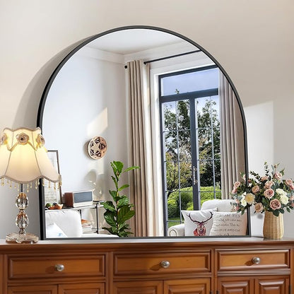 CIRCUMI Arched Wall Mirror, Metal Frame, Large Size - Image 5