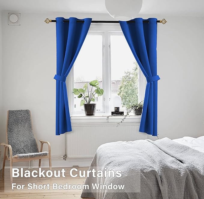 KOUFALL Kids Curtains Blackout for Boys Bedroom 2 Panel Set, Thermal Insulated - Image 2