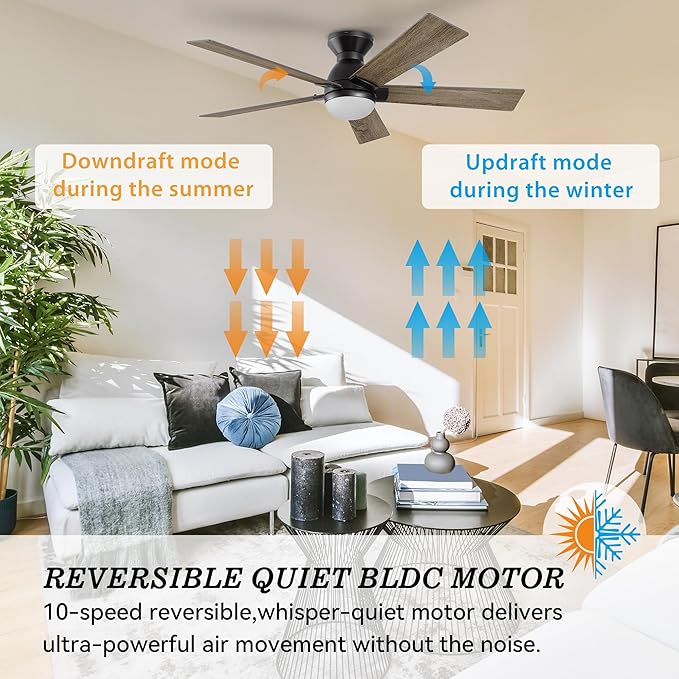 SMAAIR 52 Inch Smart Ceiling Fan - Image 6