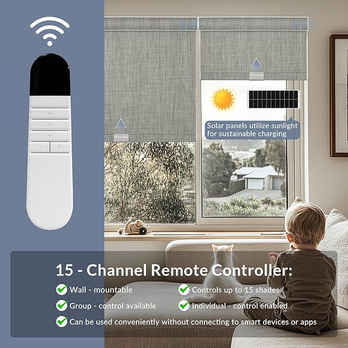 Boolegon Motorized Roller Blinds - Image 3