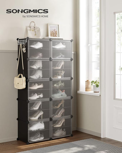 SONGMICS Shoe Rack Organizer, 10-Tier Shoe Storage Cabinet - Image 2
