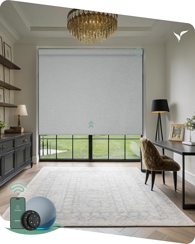 Yoolax Motorized Blinds with Remote, Smart Blinds by Yoolax
